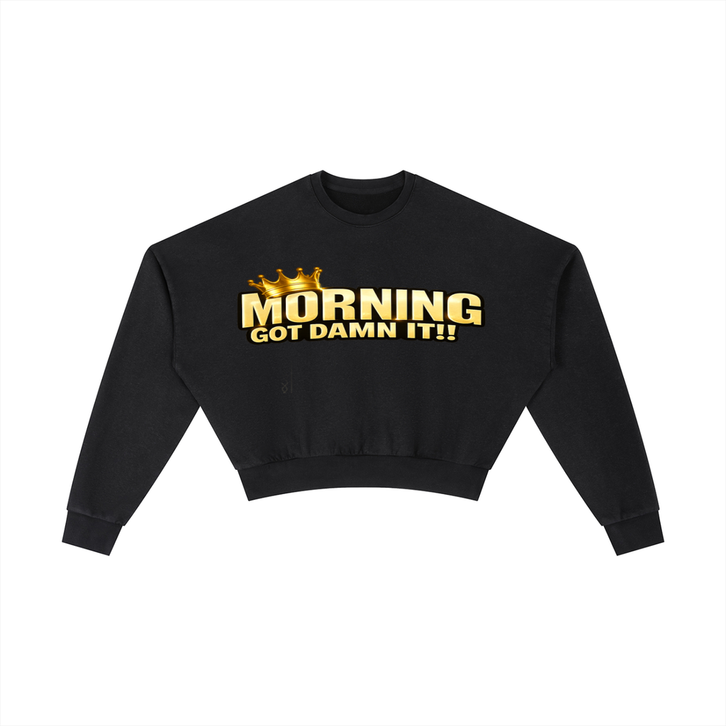 Vintage Washed Cropped Sweatshirt