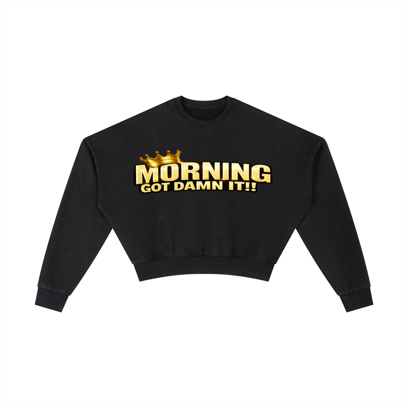 Vintage Washed Cropped Sweatshirt