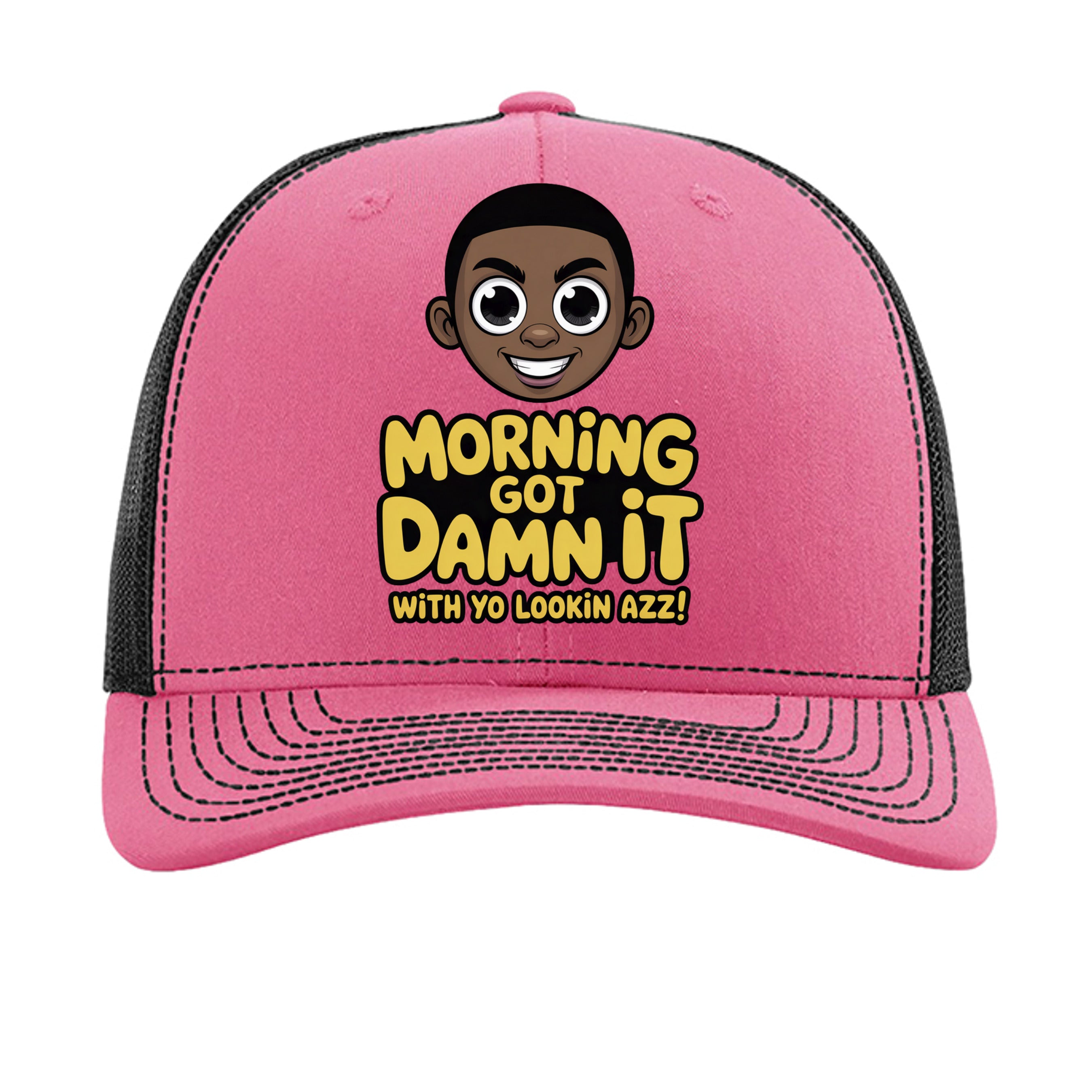 Hot Pink/ Black - 112 - FRONT