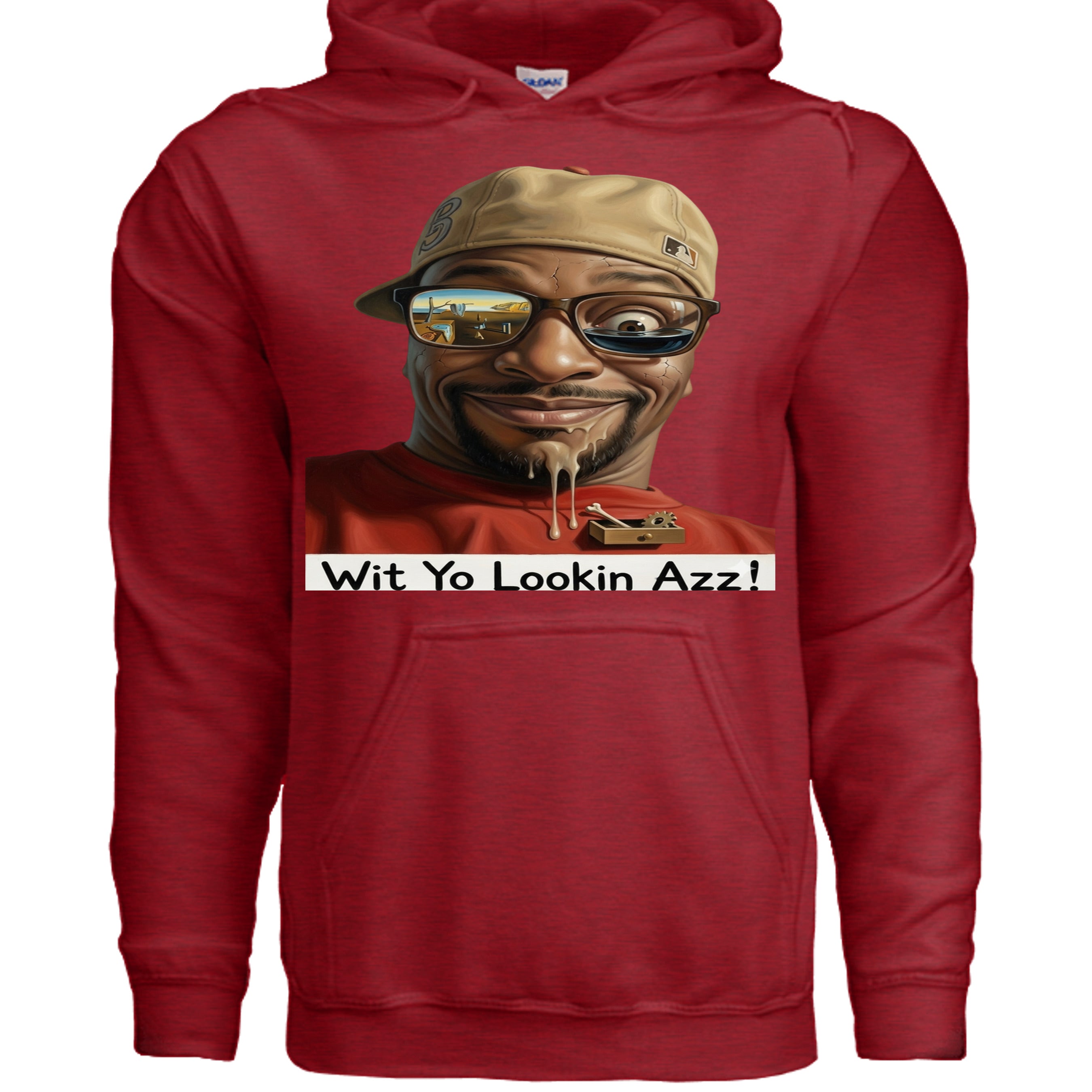 Looking Azz Face Hoodie